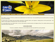 Tablet Screenshot of florajubilee.co.za